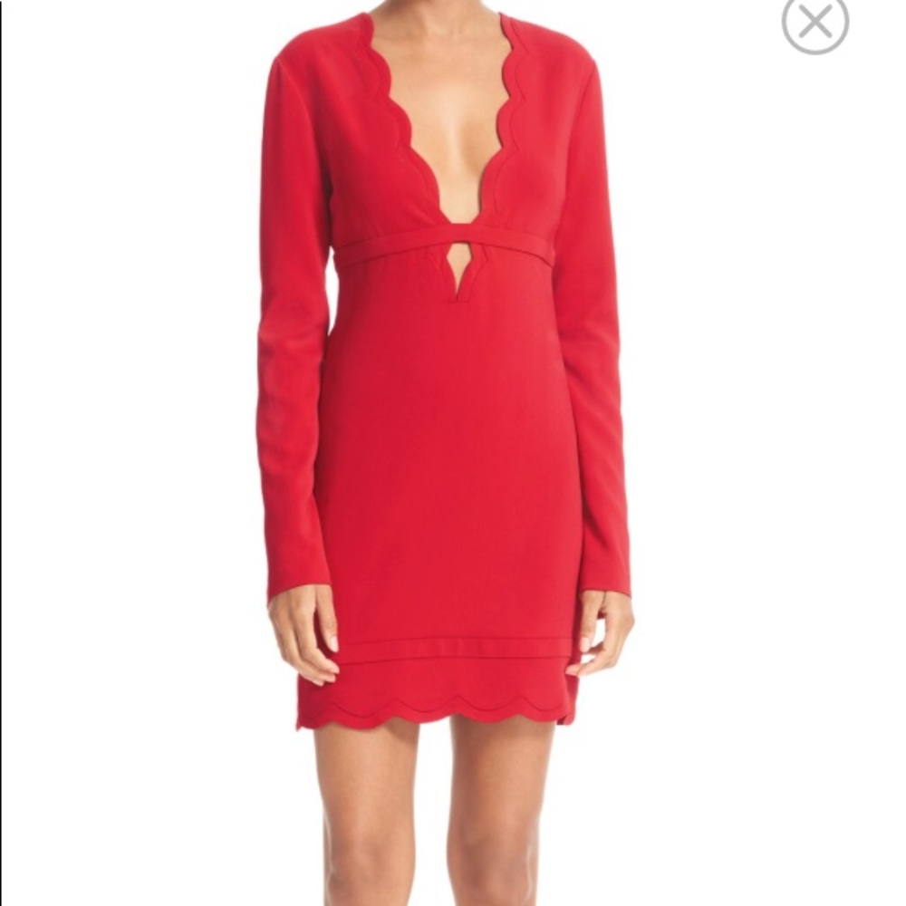 Red dress designer ALC FROM Norstrom’s